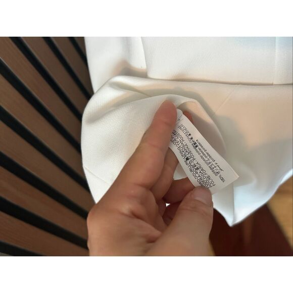 Zara white A line body countering dress size M - Picture 6 of 6